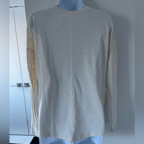 Aerie/ Real soft/ Off-white/ Oversized/ Long sleeved/ Shirt/ Size US S - Picture 5 of 12